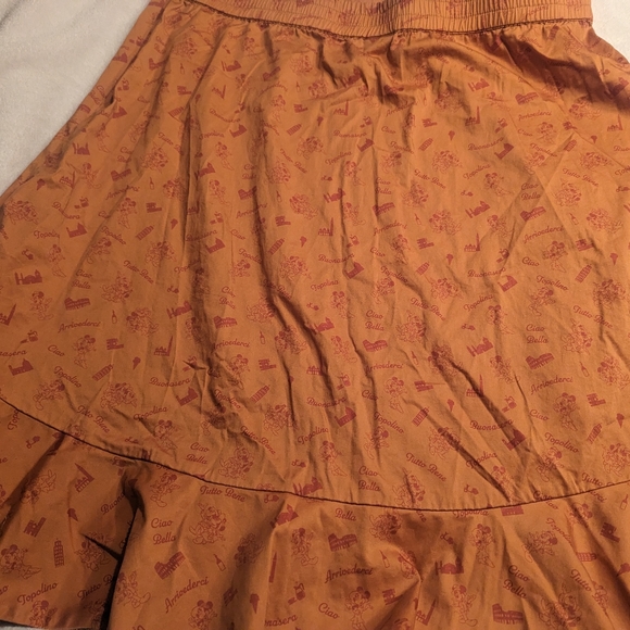 Disney Epcot Italy World Showcase Minnie Mickey Dress Shop Skirt Topolino 2X - Picture 6 of 11